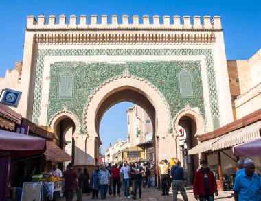 FES, MoroCCO - CRCA EPTESİ 2014: Fe 'deki eski Medine' ye bakış
