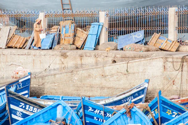 Essaouira Morocco Circa Σεπτεμβριοσ 2014 Λιμάνι Της Essaouira Περίπου Τον — Φωτογραφία Αρχείου