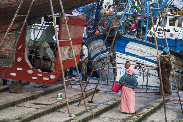 Essaouira Morocco Circa September 2014 Haven Van Essaouira Circa September — Stockfoto