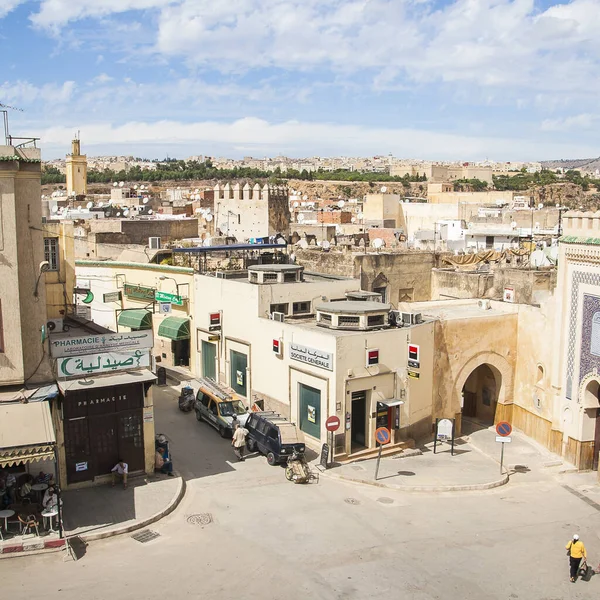 Fes Morocco Circa September 2014 Вид Старої Медіни — стокове фото