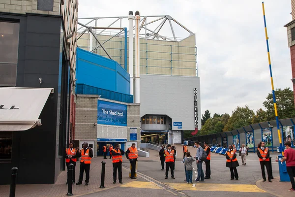 London England Circa September 2014 Chelsea Fans Nach Dem Spiel — Stockfoto