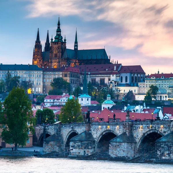 Prag Tjeckien Circa Maj 2017 Utsikt Över Prags Historiska Centrum — Stockfoto