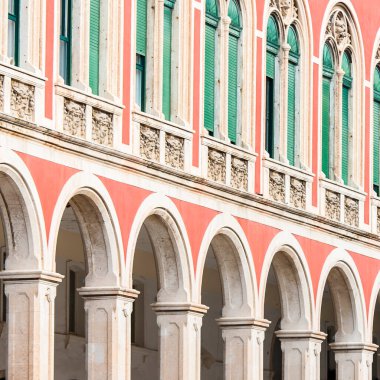 Hırvatistan 'ın Split kentinin güzel manzarası Eylül 2016 dolaylarında Split' te.