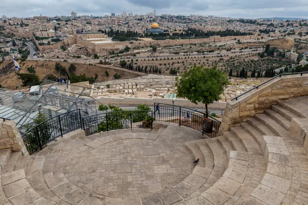 Ierusalem Israel Circa Mai 2018 Minunata Panoramă Orașului Ierusalim Jurul — Fotografie, imagine de stoc
