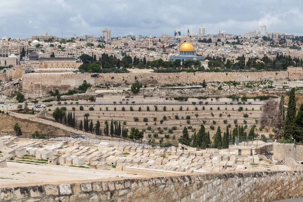 Jerusalem Israel Circa 2018年5月 エルサレムの街の素晴らしいパノラマ2018年5月頃エルサレム — ストック写真