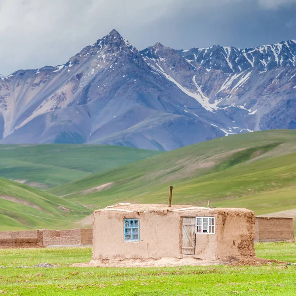 Prachtig Uitzicht Het Pamir Gebergte Het Sary Mogul Gebied — Stockfoto