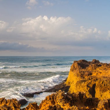 OUALIDIA, MOROCCO - CIRCA EPTEMBER 2014: Oualidia 'nın Eylül 2014' te Oualidia 'da görülmesi.