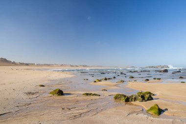 OUALIDIA, MOROCCO - CIRCA EPTEMBER 2014: Oualidia 'nın Eylül 2014' te Oualidia 'da görülmesi.
