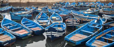 ESSAOUIRA, MOROCCO - CIRCA EPTEMBER 2014: Essaouira Limanı Eylül 2014 Essaouira.