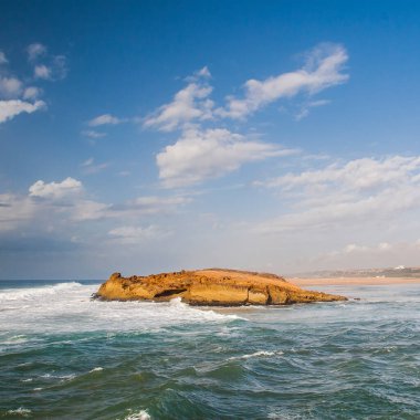 OUALIDIA, MOROCCO - CIRCA EPTEMBER 2014: Oualidia 'nın Eylül 2014' te Oualidia 'da görülmesi.