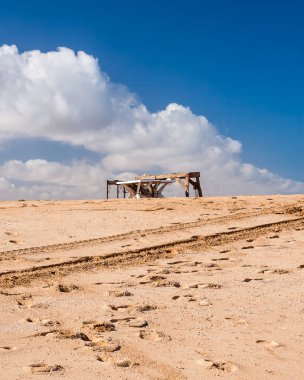 OUALIDIA, MOROCCO - CIRCA EPTEMBER 2014: Oualidia 'nın Eylül 2014' te Oualidia 'da görülmesi.