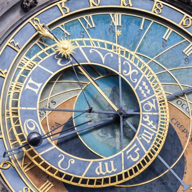 Prag astronomik saatinin görünümü
