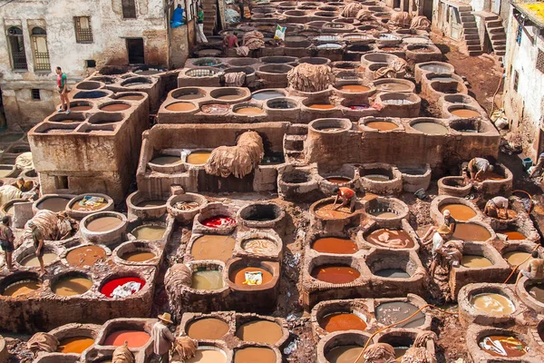 Fes Marruecos Circa Septiembre 2014 Vista Vieja Medina — Foto de Stock