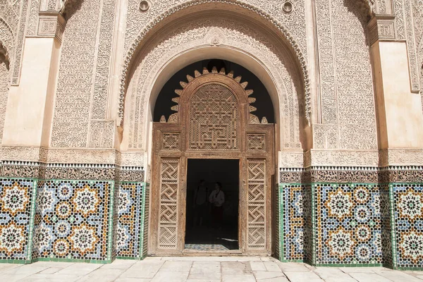 Marrakech Morocco Circa September 2014 Ben Youssef Madrasa Circa September — Stock Photo, Image