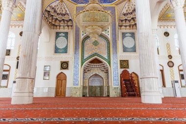 DUSHANBE, TAJIKISTAN - CIRCA HAZİRAN 2017: Dushanbe 'deki Hacı Yaqub Camii.