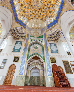 DUSHANBE, TAJIKISTAN - CIRCA HAZİRAN 2017: Dushanbe 'deki Hacı Yaqub Camii.