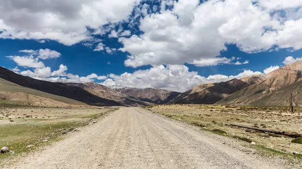 Schöne Aussicht Auf Den Pamir Und Die Straße Entlang Des — Stockfoto
