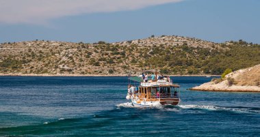 Hırvatistan 'daki Ulusal Park Kornati Temmuz 2012' de Kornati 'de.