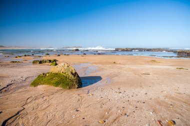 OUALIDIA, MOROCCO - CIRCA EPTEMBER 2014: Oualidia 'nın Eylül 2014' te Oualidia 'da görülmesi.