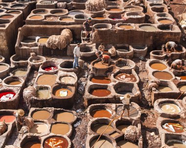 FES, MoroCCO - CRCA EPTESİ 2014: Fe 'deki eski Medine' ye bakış