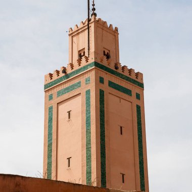 MARRAKECH, MOROCCO - CIRCA Eylül 2014: Koutoubia Camii Eylül 2014 civarında Marakeş 'te.