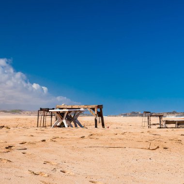 OUALIDIA, MOROCCO - CIRCA EPTEMBER 2014: Oualidia 'nın Eylül 2014' te Oualidia 'da görülmesi.