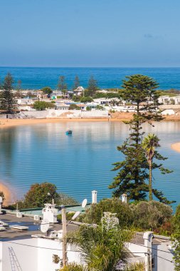 OUALIDIA, MOROCCO - CIRCA EPTEMBER 2014: Oualidia 'nın Eylül 2014' te Oualidia 'da görülmesi.