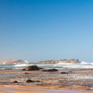 OUALIDIA, MOROCCO - CIRCA EPTEMBER 2014: Oualidia 'nın Eylül 2014' te Oualidia 'da görülmesi.