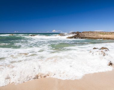 OUALIDIA, MOROCCO - CIRCA EPTEMBER 2014: Oualidia 'nın Eylül 2014' te Oualidia 'da görülmesi.