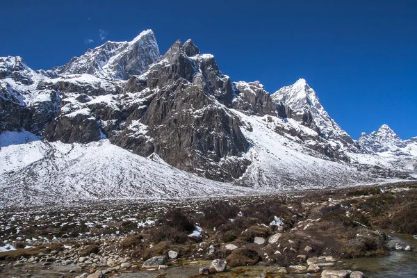 Pheriche Nepal Circa Οκτωβριοσ 2013 Άποψη Των Ιμαλαΐων Awi Cholatse — Φωτογραφία Αρχείου