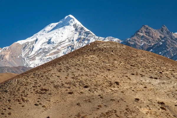 Utsikt Över Himalaya Från Omgivande Byarna Jharkot — Stockfoto