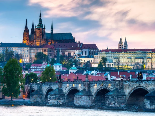 Prag Tjeckien Circa Maj 2017 Utsikt Över Prags Historiska Centrum — Stockfoto