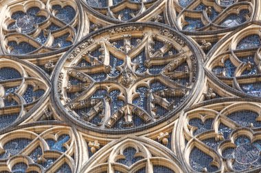 PRAG, CZECH Cumhuriyet - CIRCA MAYIS 2017: The Metropolitan Cathedral of Saints Vitus 'un görüntüsü Mayıs 2017' de Prag 'da.