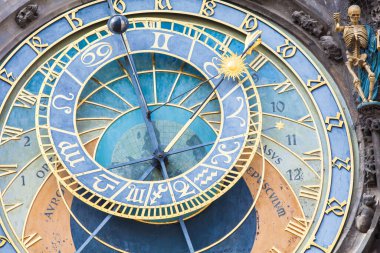 Prag astronomik saatinin görünümü