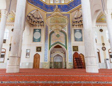 DUSHANBE, TAJIKISTAN - CIRCA HAZİRAN 2017: Dushanbe 'deki Hacı Yaqub Camii.
