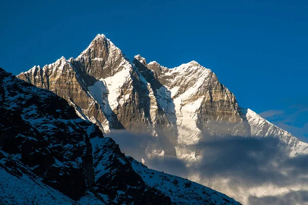 Dingboche Nepal Circa Outubro 2013 Vista Lhotse Por Volta Outubro — Fotografia de Stock