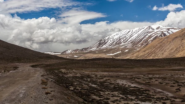 Schöne Aussicht Auf Den Pamir Und Die Straße Entlang Des — Stockfoto