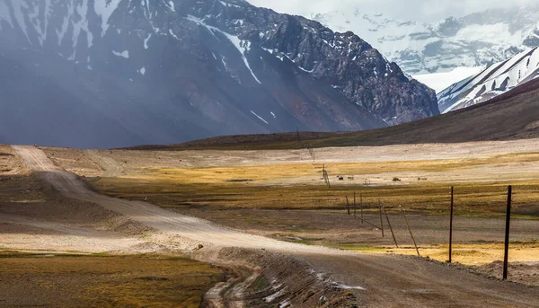 Tacikistan Daki Pamir Otoyolu Nun Güzel Manzarası — Stok fotoğraf