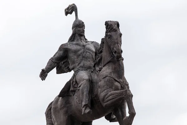 Bishkek Kyrgyzstan Circa June 2017 Monument National Kyrgyzstan Hero Manas — 스톡 사진