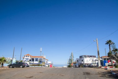 OUALIDIA, MOROCCO - CIRCA EPTEMBER 2014: Oualidia 'nın Eylül 2014' te Oualidia 'da görülmesi.