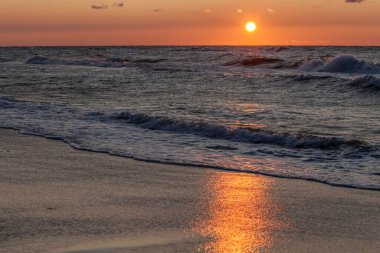 Niechorze 'daki Polonya Baltık Denizi manzarası güzel..