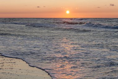 Niechorze 'daki Polonya Baltık Denizi manzarası güzel..