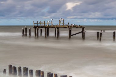 Uniescie 'deki Polonya Baltık Denizi manzarası güzelmiş..