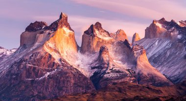 Torres Del Paine Ulusal Parkı, Şili.