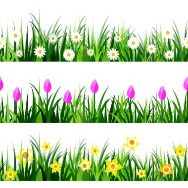 Yeşil çim sorunsuz ayarla