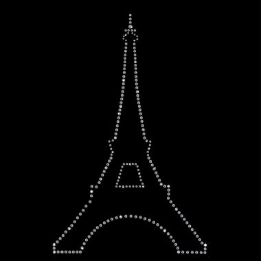 Eyfel Kulesi Paris elmas bir sürü kadar yapılan