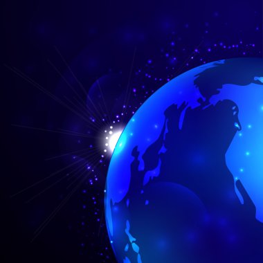 Dünya vektör alan arka plan