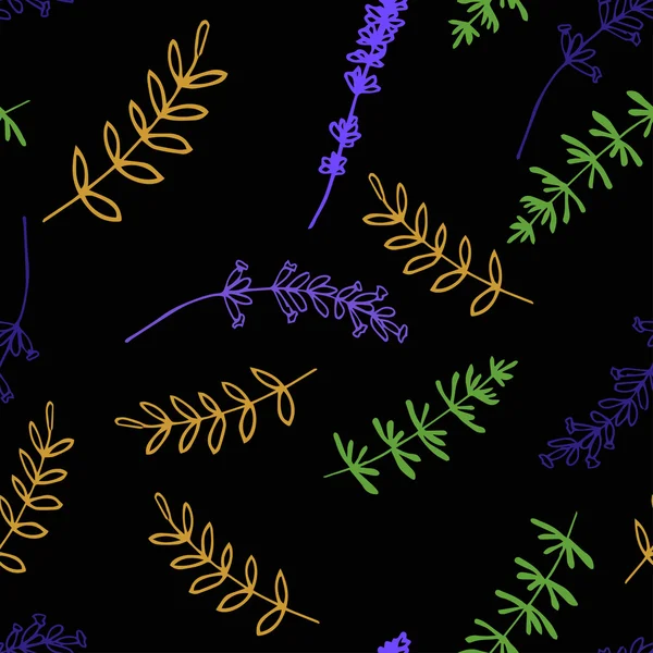 Lavender Seamless pattern — Stock Vector