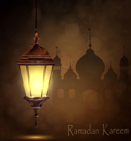 Ramadan kareem, Grußhintergrund — Stockvektor