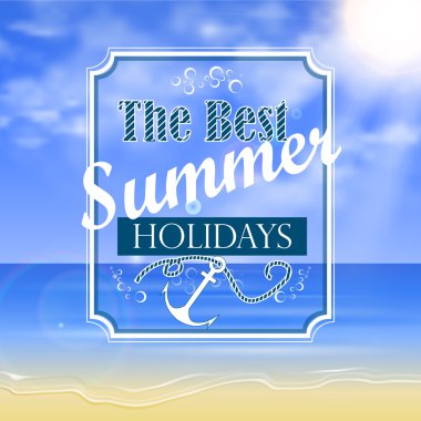 Deniz kenarındaki güzel görünümü Poste